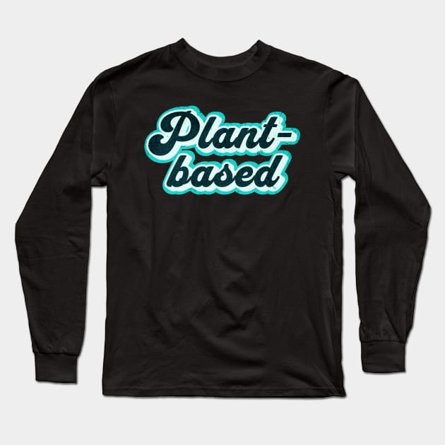 Retro Plant-Based Graphic Logo Long Sleeve T-Shirt by Cult of Seitan